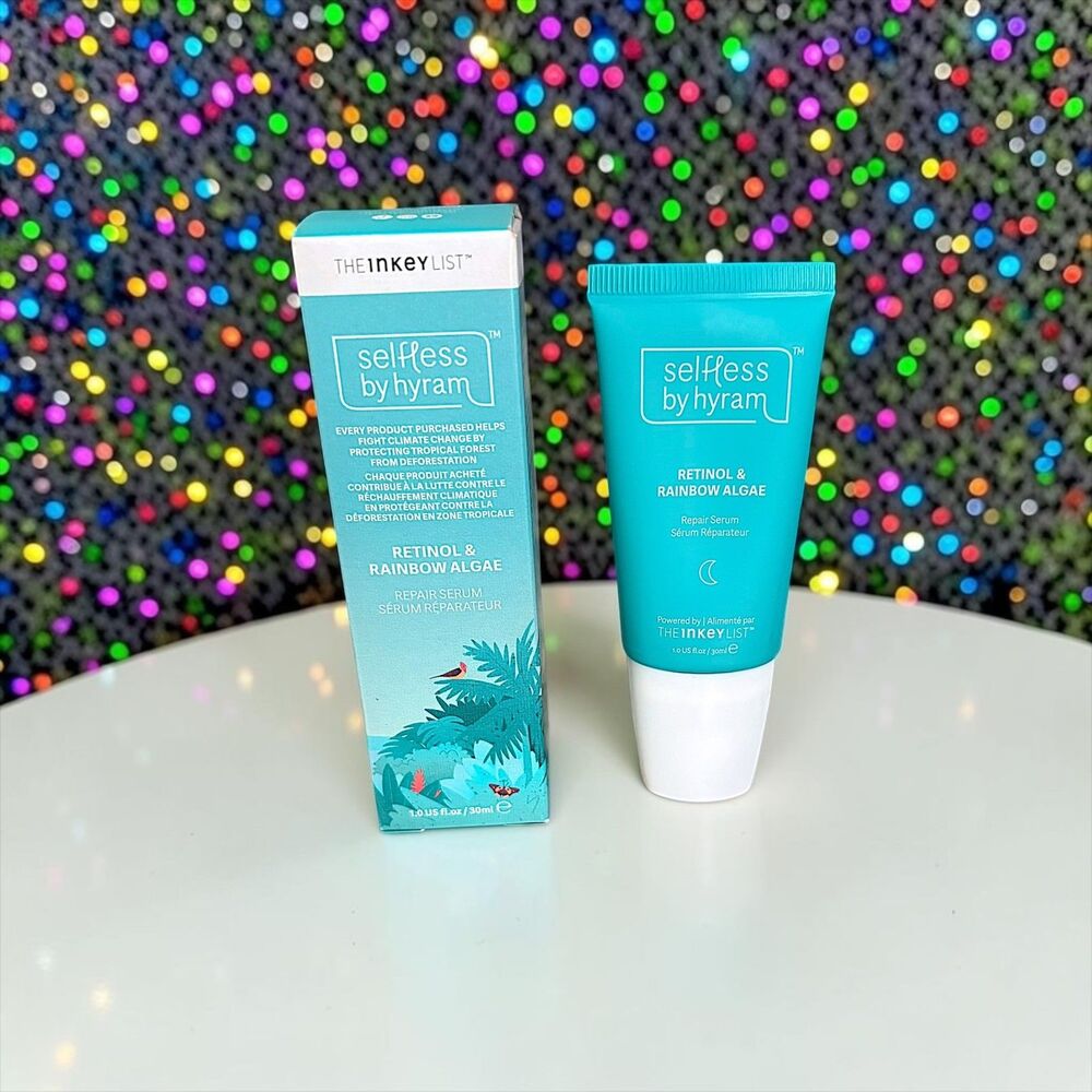 Selfless by Hyram Retinol & Rainbow Algae Repair Serum 1 fl oz 30ml NIB
